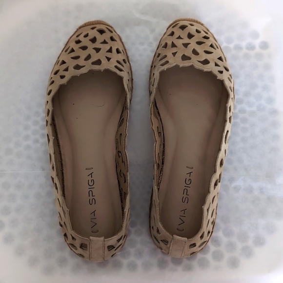 VIA SPIGA Beige espadrilles in Women's size 7.5 - Picture 4 of 6